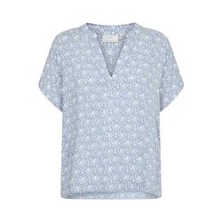 Kaffe Bluza Ano opal/off-bela