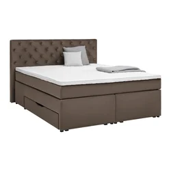 Boxspring Krevet Chester 180/200 cm , tamnobraon
