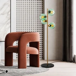 Opviq Podna lampa Benek-15-14545, 36x36x135 cm, IP20, Zlatno-zelena boja