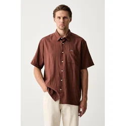 Barbour srajca moška bombažna z elastanom Kingswood