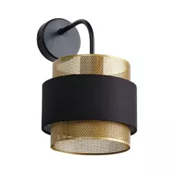 Osram - Zidna lampa DECOR HORNET 1xE27/10W/230V crna/zlatna