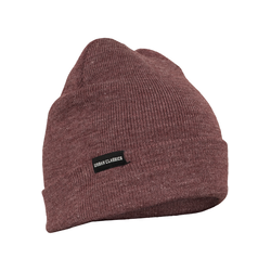 Basic Flap Beanie burgundy melange