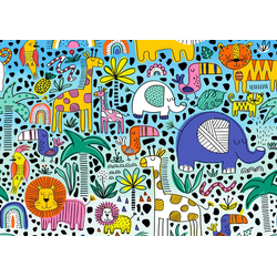 Enjoy - Puzzle Doodle Safari - 1 000 kosov