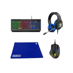 SPARCO Pole Position SPGAMEKITPRO Gejmerski komplet 4u1
