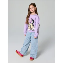 Sinsay - Dukserica crewneck Minnie Mouse - lavanda