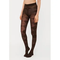 Swedish Stockings Najlonke Rebecka temno rjava