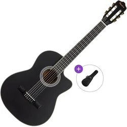 Pasadena PCC-10 Basic SET 4/4 Black Klasična kitara