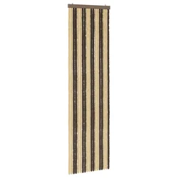 Zavjesa protiv insekata Chenille Tamno smeđa i bež 56 x 200 cm