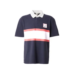 Pepe Jeans Majica Max temno modra / svetlo rdeča / bela