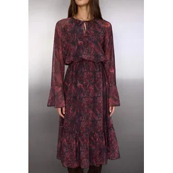 Trendyol Milla Ženska haljina Twoaw26El00164, Bordo