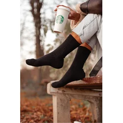 Milena Womens Wool Socks Black