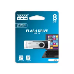 Goodram 8GB USB 2.0 8GB USB 2.0 Type-A Black,Silver USB flash drive