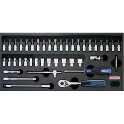 Set nasadnih ključeva 1/4 46 kom. KS TOOLS