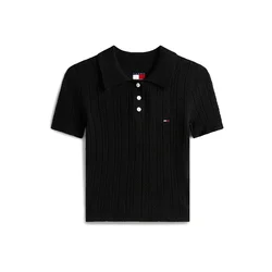 Tommy Jeans Pulover črna