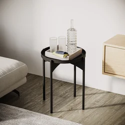 Hanah Home Klub sto Shb 44x57x44cm Crni