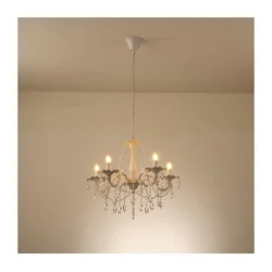Luster na lancu KRISTALLO 5xE14/15W/230V