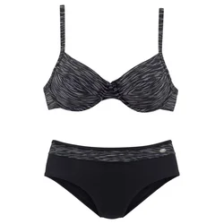KangaROOS Bikini siva/črna
