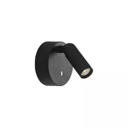 Ideal Lux -LED prigušiva punjivo zidno spot svetlo BEAN LED/3W/5V CRI 95 crna