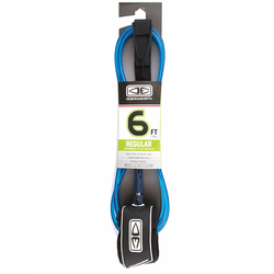 Ocean & Earth Regular 6 Moulded Leash blue