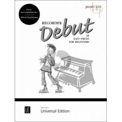 RAE:RECORDER DEBUT 12 EASY PIECES PIANO ACCOMPANIMENTS