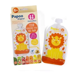 PETITE&MARS Papoo Original Lav vrećice za kašice 6 kom