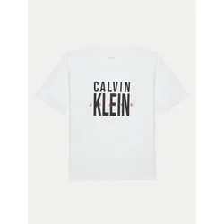 Calvin Klein Jeans Majica rdeča/črna/bela