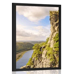 Plakat razgled na reko Labo - 40x60 silver