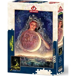 Art puzzle Svetleča sestavljanka Boginja lune 1000 kosov