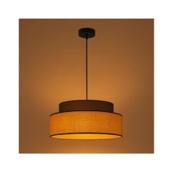 Lestenec na vrvici BOHO 1xE27/60W/230V rjava/bež