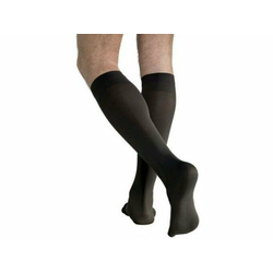 Calzificio Pinelli Dokolenice sa anatomskom strukturom, 140 den, Solidea Relax 140 Unisex Nero 4