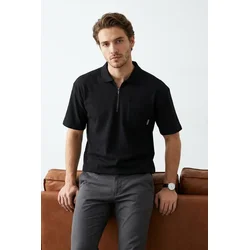 Trendyol Muška majica TMNSS25PO00019, Crna