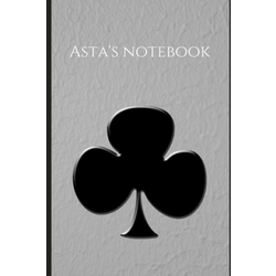 Astas notebook for black bulls lovers from black clover anime