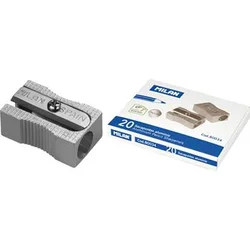 Šiljilo metalno 1 rupa četvrtasto MILAN alu 80034 P20/400