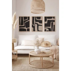Wallity slika 3Dartsoho38, 3 dijela, 33 x 48 cm