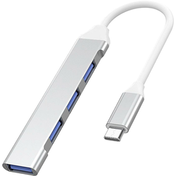 PremiumCord Razdelilnik USB-C na USB 3,2A 3x USB 2.0