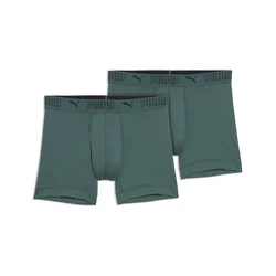PUMA Sport Microfiber Boxers (2-Pack) Men, Clothing, Green, 5