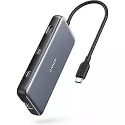 Anker adapter za napa?anje USB-C, PD 10Gbps, sivi
