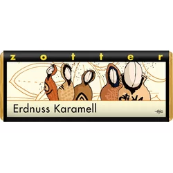Zotter Schokoladen Bio čokolada - Arašidova karamela - 70 g