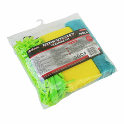 Set za Ciscenje Mikrofiber Krpa + Sundjer + Rukavica