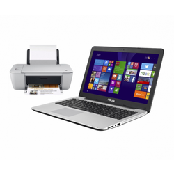 ASUS prenosnik F555LB-XX528D + večfunkcijska naprava HP DeskJet 1510