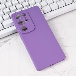 Maska za telefon Silikon Pro Camera za Samsung S938B Galaxy S25 Ultra 5G, Ljubičasta