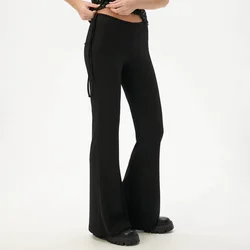 Cropp - Flare pantalone - CRNO