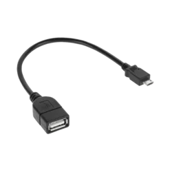 shumee USB kabel, A vtičnica - micro USB vtič, 20 cm