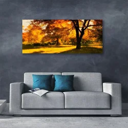 tulup.si Slika na platnu Drevesa jesen narava 120x60 cm