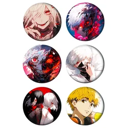 Set bedževa Anime Tokijski gul Tokyo Ghoul, 37 mm, 6 kom