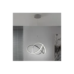ONLI - LED luster na sajli LOOP LED/40W/230V 4000K sjajni hrom