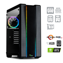 PC PLUS računalnik GAMER (Ryzen 5, 16GB, 2500GB, brez OS)