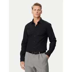 HUGO Srajca 50570285 Črna Slim Fit