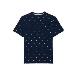 LACOSTE Majica mornarska/bela