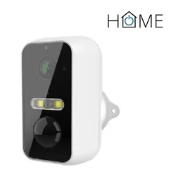 iGET 75020831 - Pametna kamera sa 2K senzorom, 9600 mAh baterijom, IP65 zaštitom, Wi-Fi, Tuya, bela